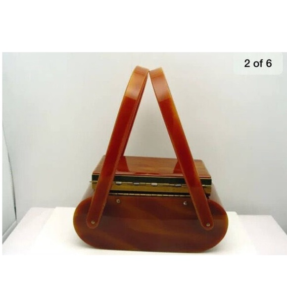 Vintage Wilardy lucite purse rare - Picture 7 of 9